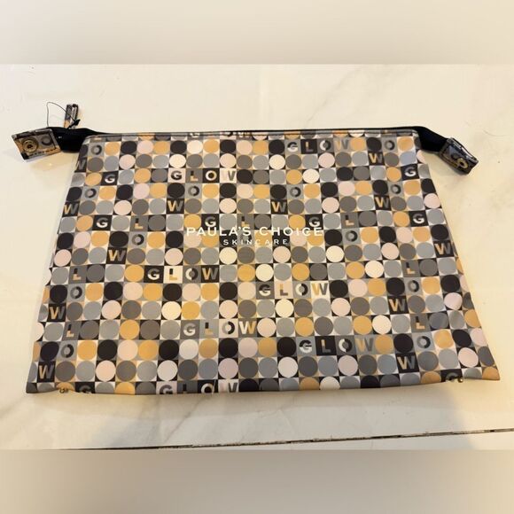 Paula's Choice Skincare Glow foldable cosmetics bag #18 - Picture 1 of 7